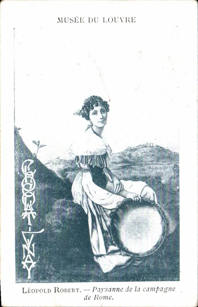 Bäuerin aus der Landschaft von Rom — Léopold Robert — Verlag G. Vynay - Vorderseite
