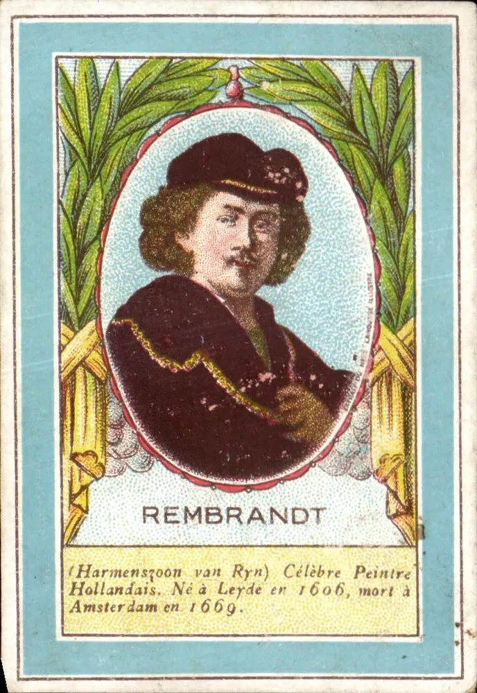 Rembrandt — Holländischer Maler — Chocolat Cardon, Cambrai - Vorderseite