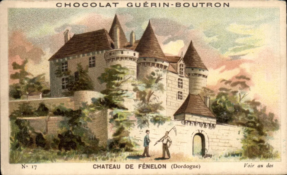 Schloss Fénélon — Dordogne — Chocolat Guérin-Boutron, n°17 - Vorderseite