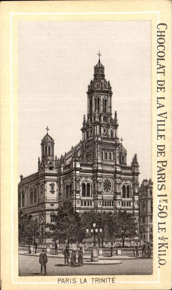 Paris. A Trindade — Editor desconhecido, número de série não visível - Frente
