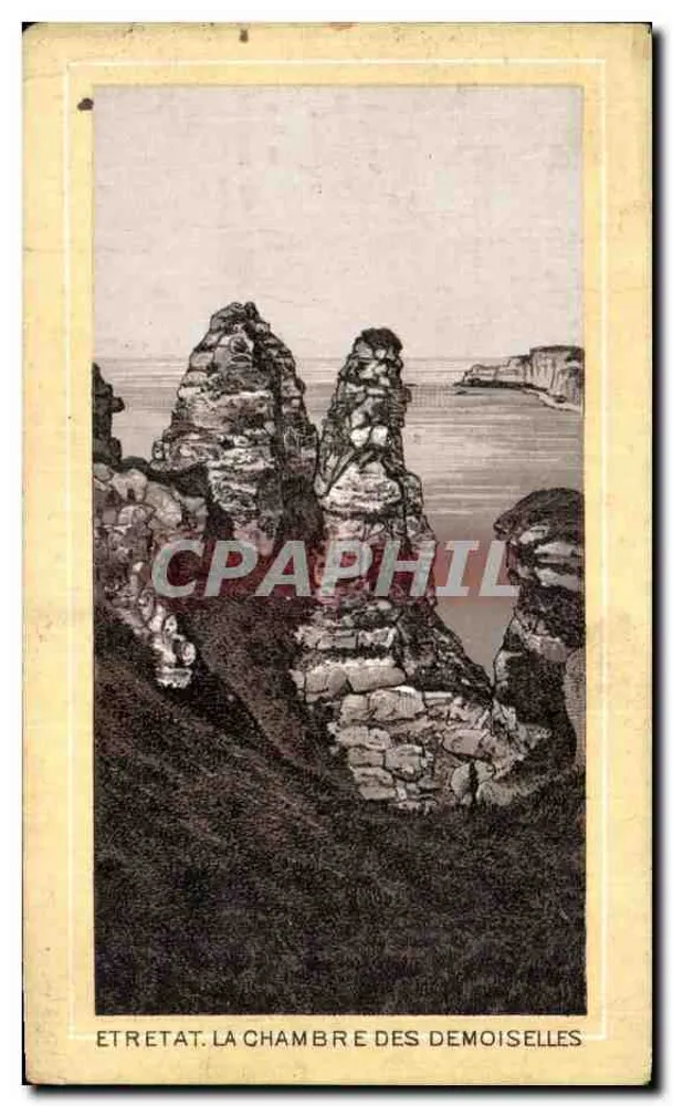 Étretat. A Câmara das Moças — Editor: C. P. A. Phil - Frente