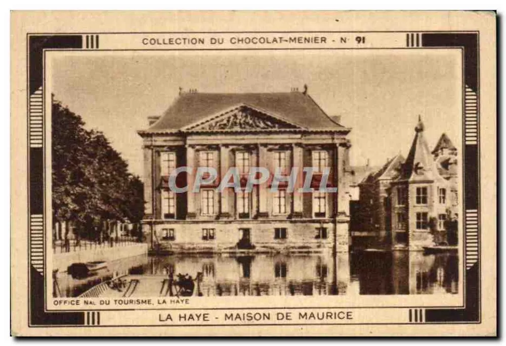 A Haya — Casa de Maurice — Coleção do Chocolate-Menier n° 91 - Frente
