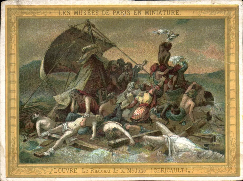 Das Boot der Meduse — Die Museen von Paris in Miniatur — Louvre, n°1 - Vorderseite