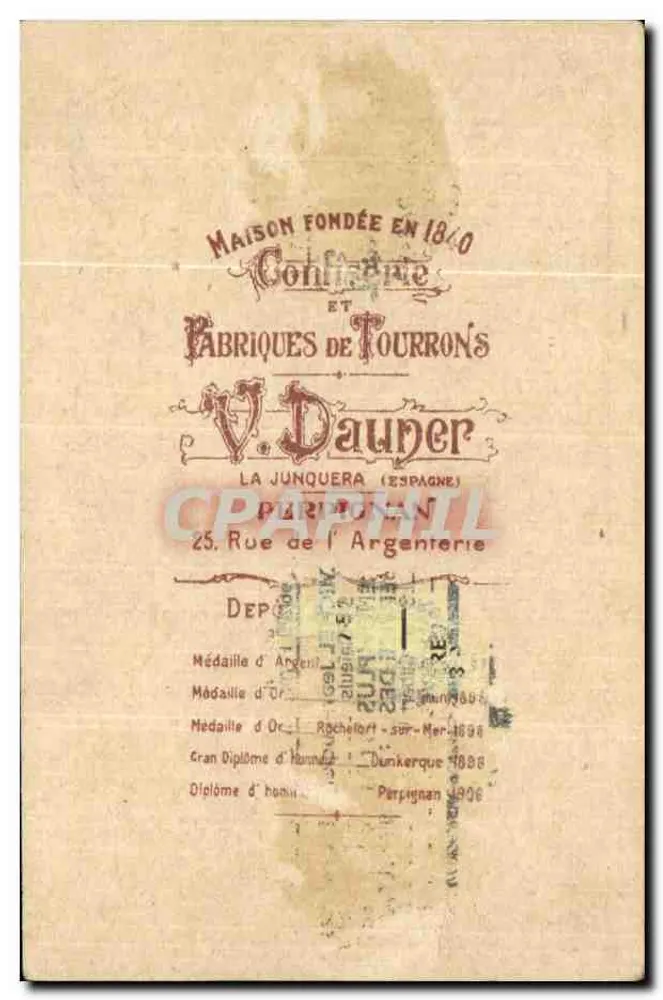 Costumbres de Andalucía — La hora del refresco — Serie 20, Verlag CPHIL - Rückseite