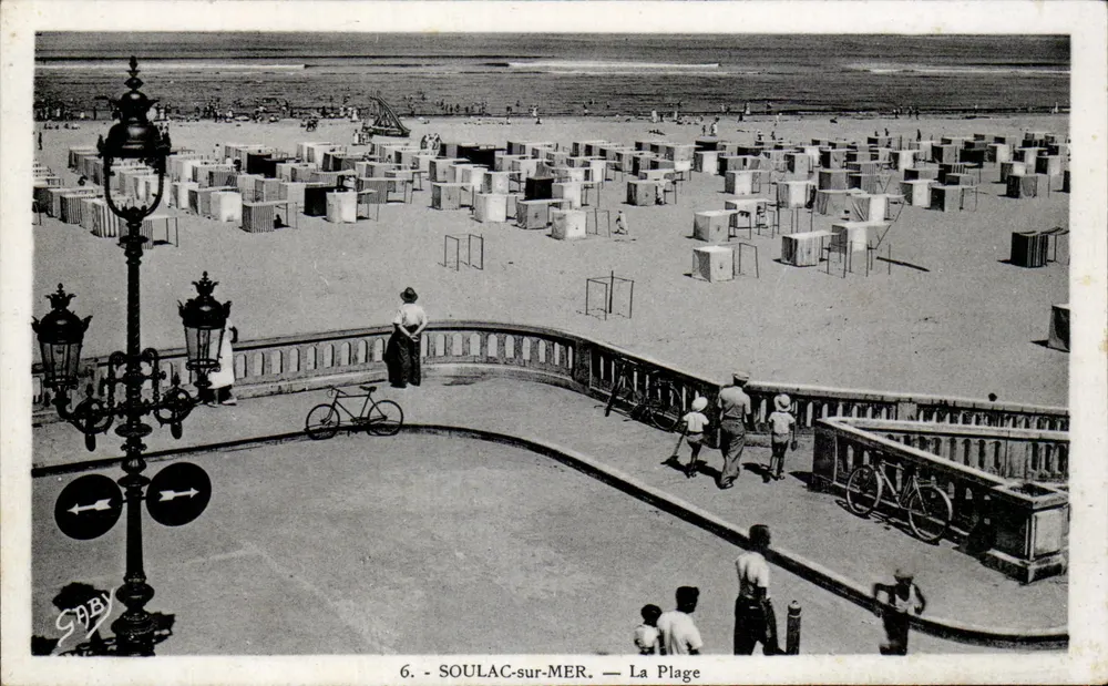 Soulac-sur-Mer — A Praia — Gaby, n°6 - Frente