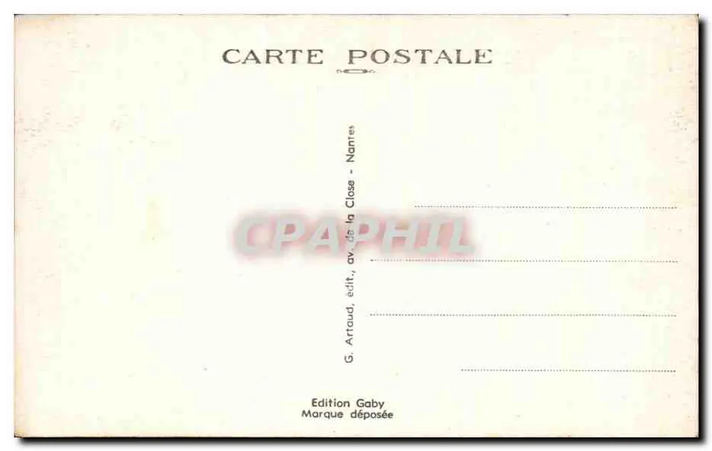 Soulac-sur-Mer — A Praia — Gaby, n°6 - Verso