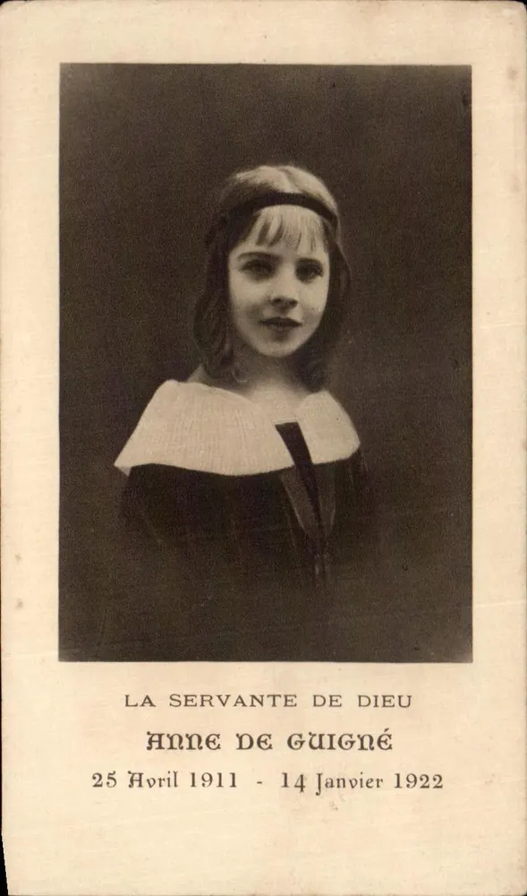 Anne de Guigné — La Serva di Dio — Tipografia del Bois de la Villerabel, Annecy - Recto