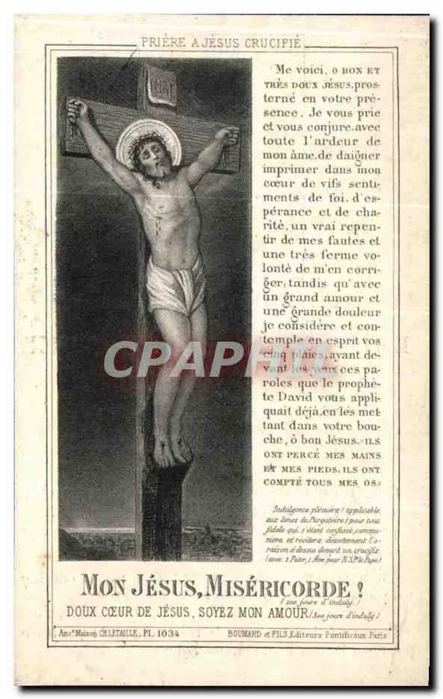 Herr Paul-Marguerite-Marie Simon — Kompaniechef der Ehrenlegion — verstorben 1912 — Verlag Boumand & Fils, Paris - Rückseite