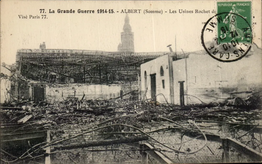 Die zerstörten Rochet-Werke — Albert (Somme) — Der Große Krieg 1914-15 - Vorderseite