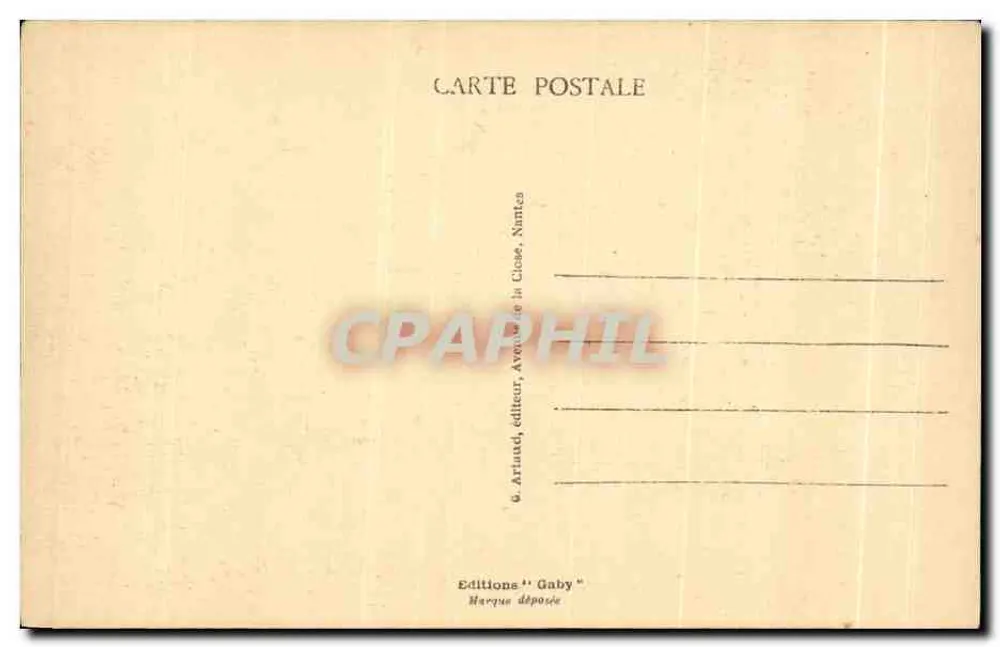 Port-Sall (Finistère) — Os Rochos de Tréompan — Gaby - Verso