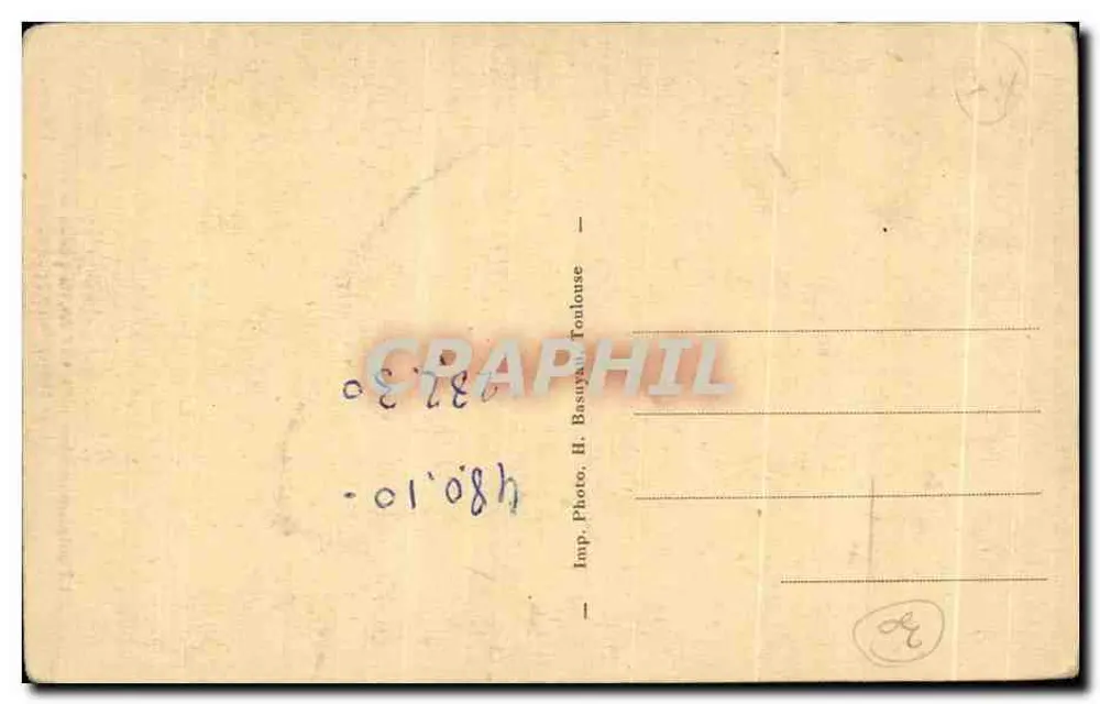 Pompignan — Ehemaliger Schloss der Marquis dieses Namens — Haupteingang — TW 6181 - Rückseite