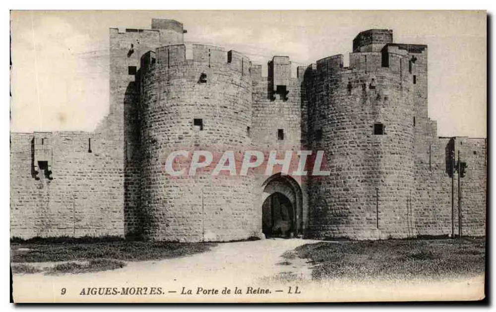 Aigues-Mortes — Die Königinstür — LL - Vorderseite