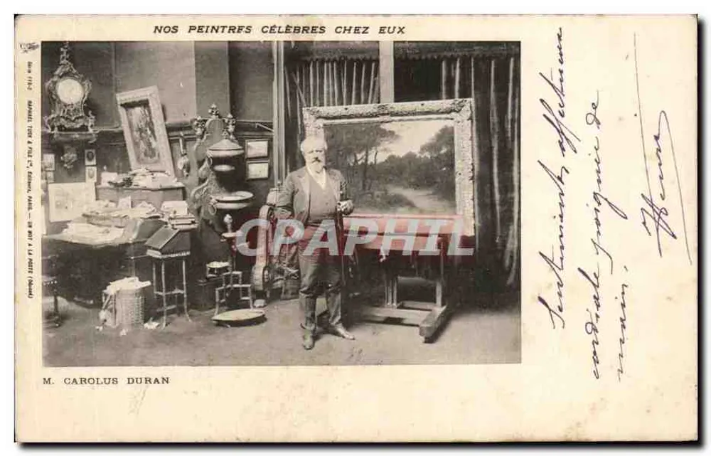 M. Carolus Duran — Unsere berühmten Maler zu Hause — Verlag: A. Tézier & Fils, Paris - Vorderseite