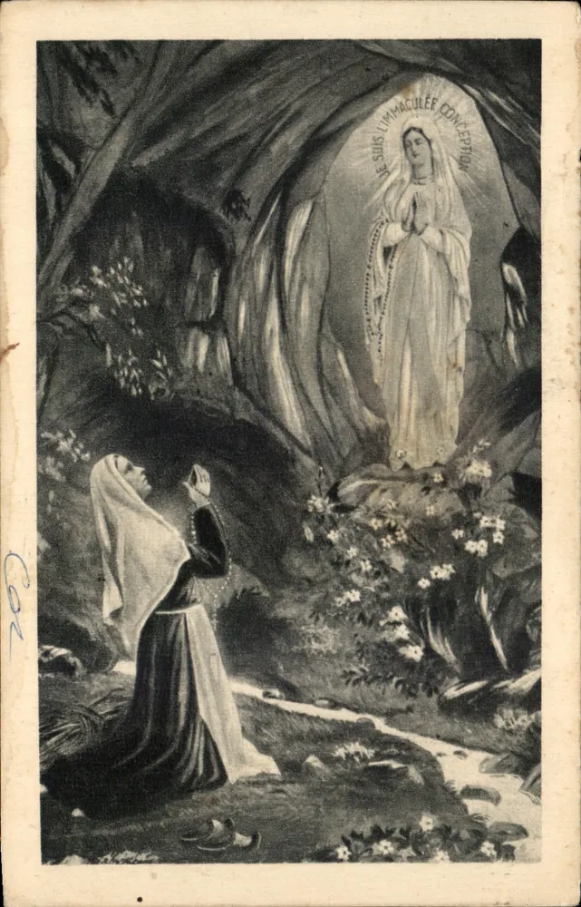 Lourdes — A Aparição de Nossa Senhora — Edição Hotel Chapelle - Frente