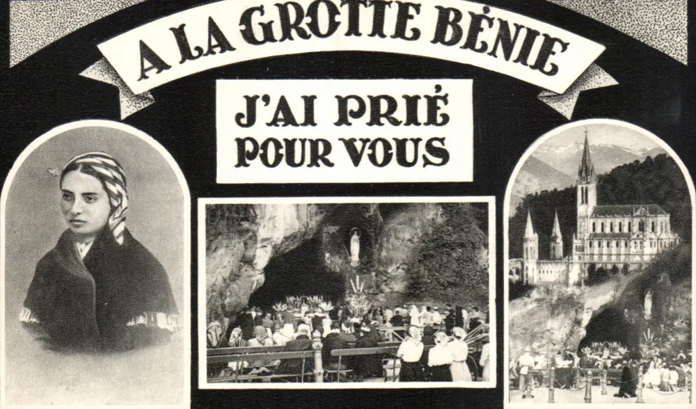 Gesegnete Höhle — Ich habe für Sie gebetet — Compagnie des Arts Photodécaniques, Lourdes - Vorderseite