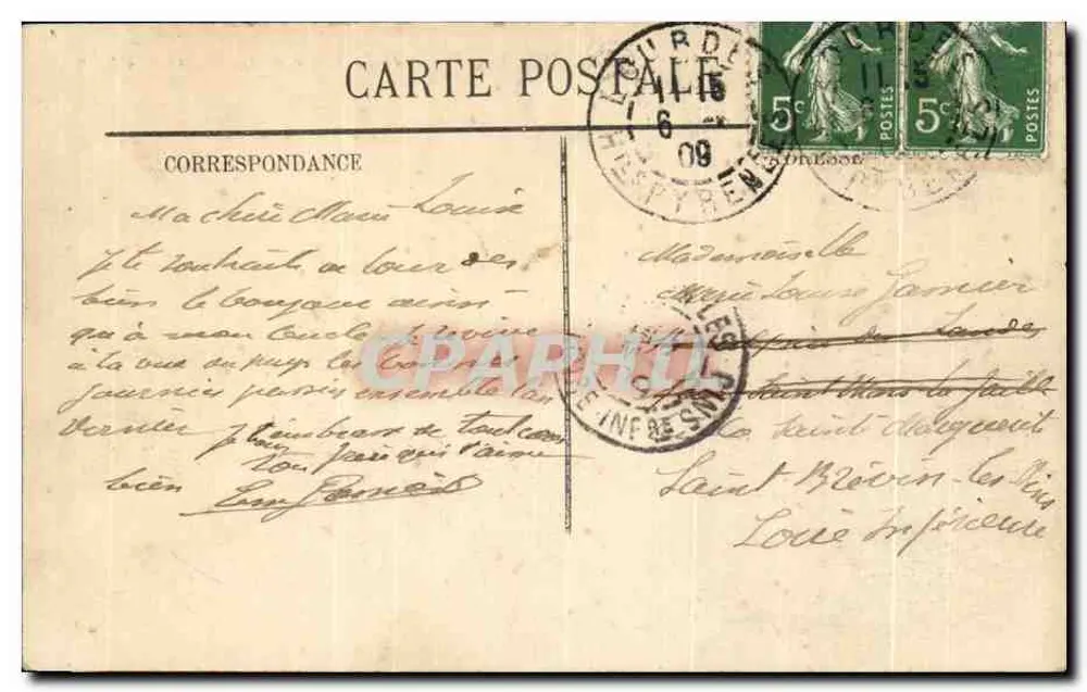 Lourdes — Ansicht vom Villa Hôtel N.D. de Sion - Rückseite