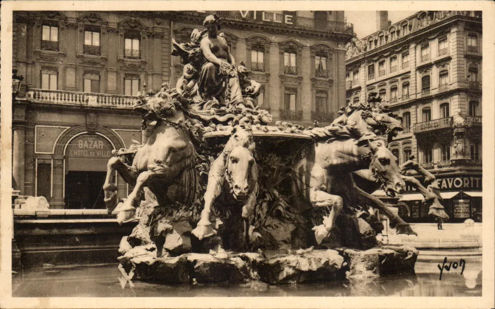 Fonte de Bâtonde — os rios rumo ao Oceano — As Edições de Arte, Paris, n°42 - Frente