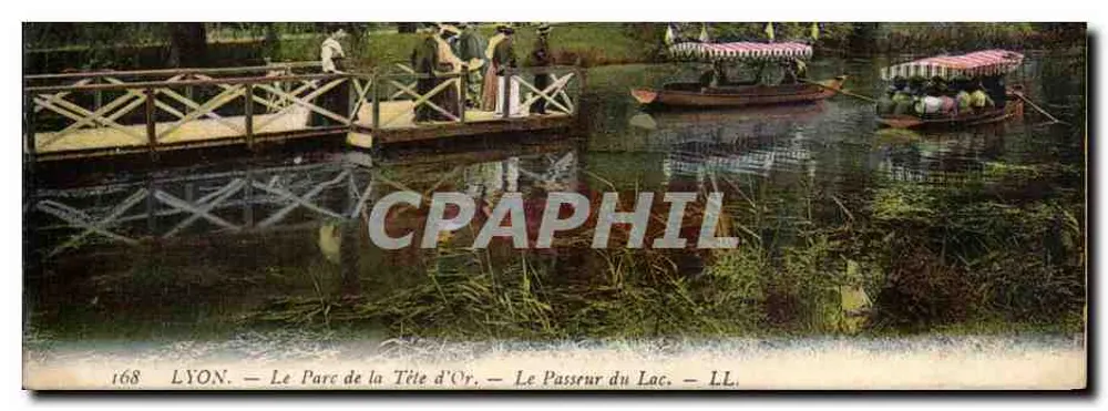 LYON — Le Parc de la Tête d'Or — Le Passer du Lac — LL. n°168 - Vorderseite