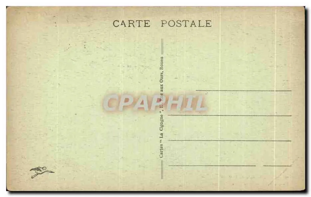 Grabmal von Richard Löwenherz — Kathedrale von Rouen — Verlag: La Cigogne, Nr. 46 - Rückseite