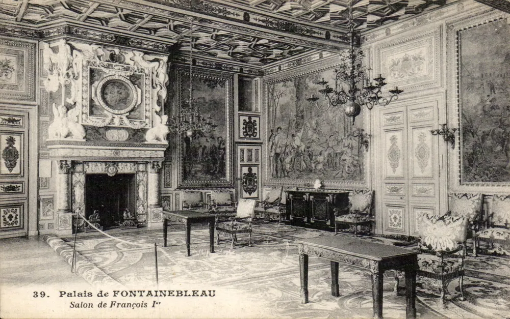 Schloss FONTAINEBLEAU — Salon de François Ier — Nr. 39 - Vorderseite