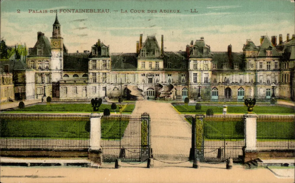Schloss Fontainebleau — Die Abschiedshalle — LL - Vorderseite