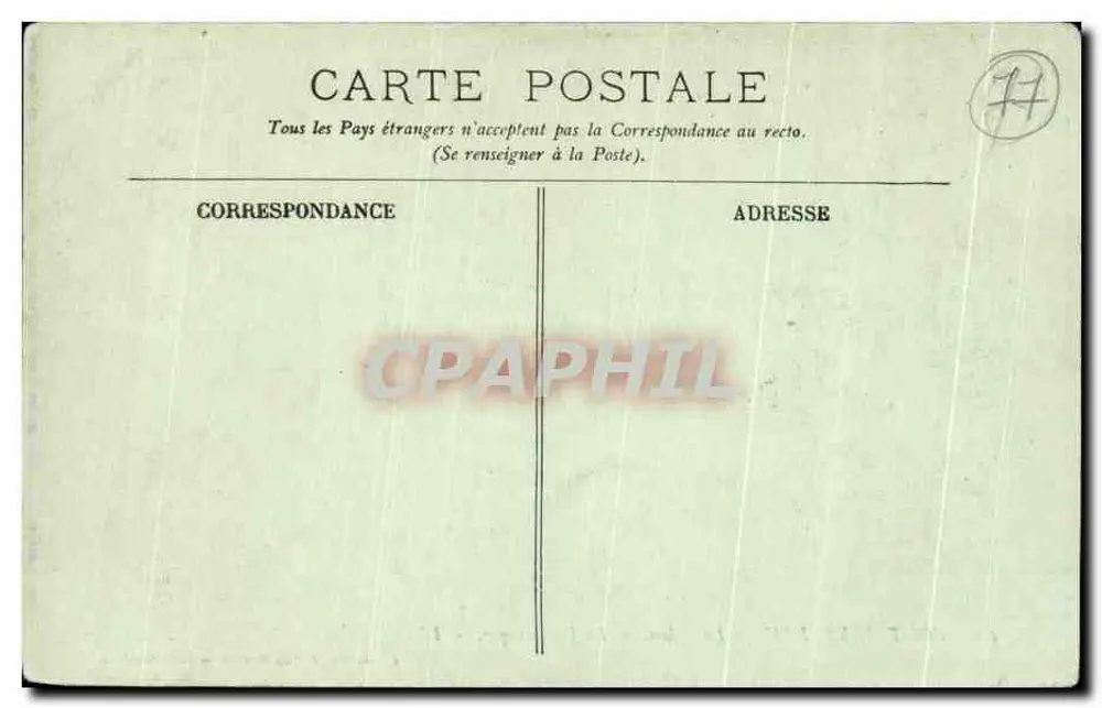 Fontainebleau — O Palácio — A Biblioteca — L. Laurent, 1 Rue Grande - Verso