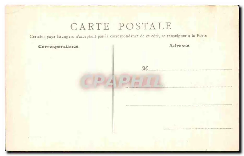 Fontainebleau (S.-et-M.) - Vorzimmer - Empfangssaal — B.F. Paris, n°65 - Rückseite