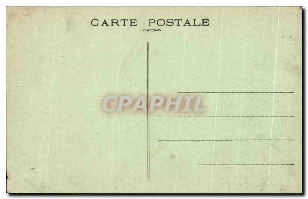 Sphinx der Druiden — Forêt de Fontainebleau — Verleger Franchard, Nr. 101 - Rückseite