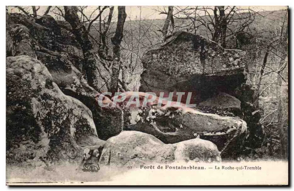 Forêt de Fontainebleau — La Roche-qui-Tremble - Vorderseite