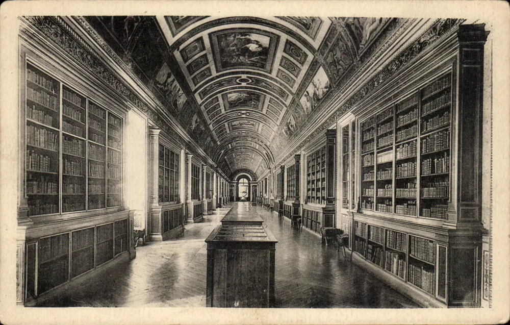 Schloss Fontainebleau — Galerie de Diane oder Bibliothek — Edition des Musées Nationaux - Vorderseite