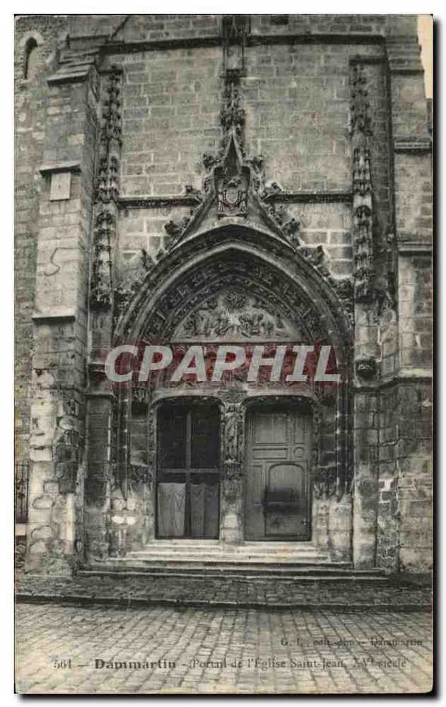 Dammartin - Portal der Kirche Saint-Jean - 17. Jahrhundert - Vorderseite