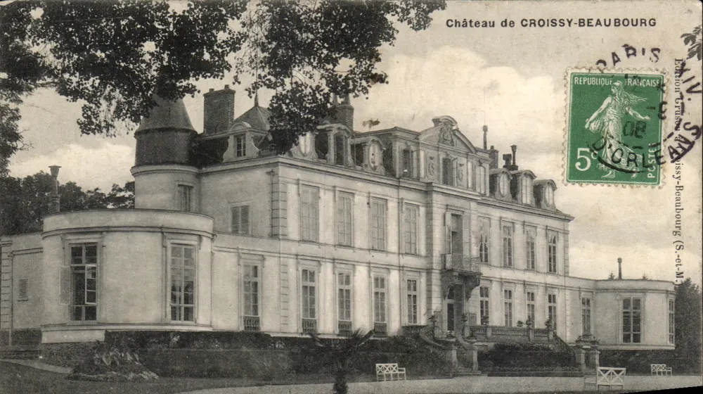 Castelo de Croissy-Beaubourg — Edição Gras & Français, n° 2002 - Frente