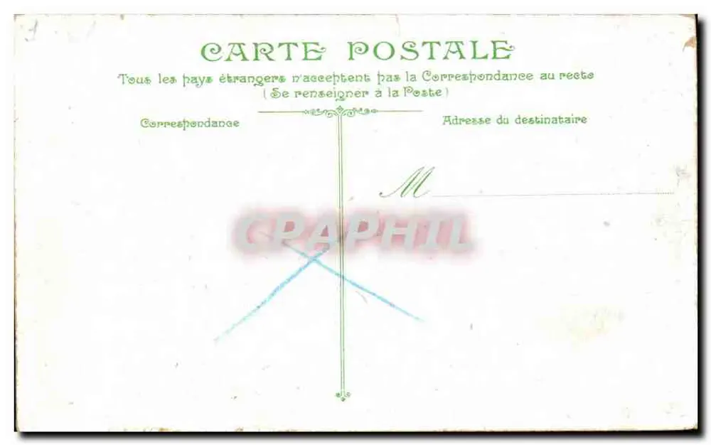 Rouen - Die Hohe Alte Turm und die Arbeitsstelle — Graphil, n° 528 - Rückseite