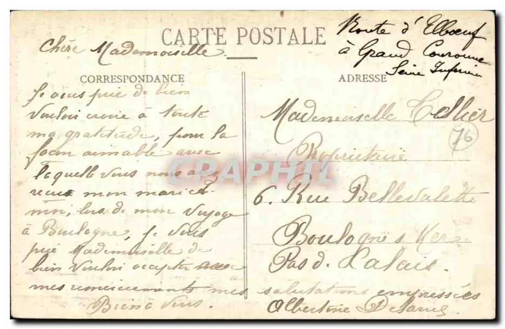 Die Kathedrale von ROUEN — Grab der Kardinäle von Amboise — C.F. - 89 - Rückseite