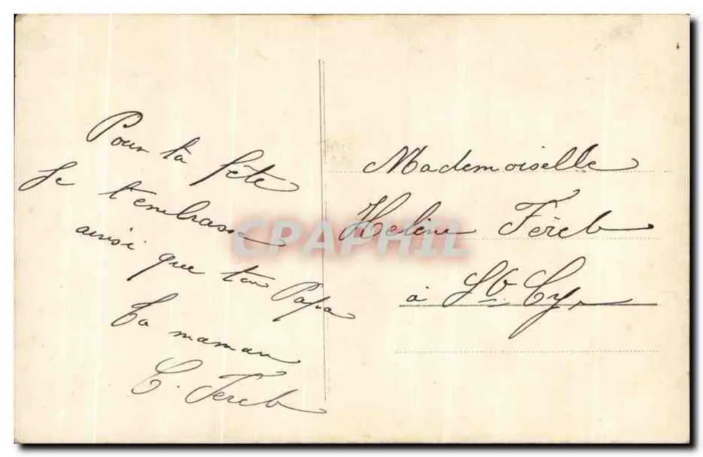 Mädchen umgeben von Rosen — Verlag Fourth, n° 1048 - Rückseite