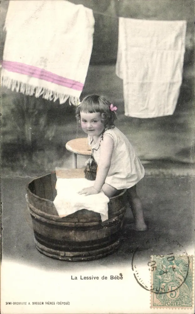 La Lessive de Bébé — Sèvres — SIMI-BROMURE A. BREGER FRÈRES (DÉPOSÉ) - Vorderseite
