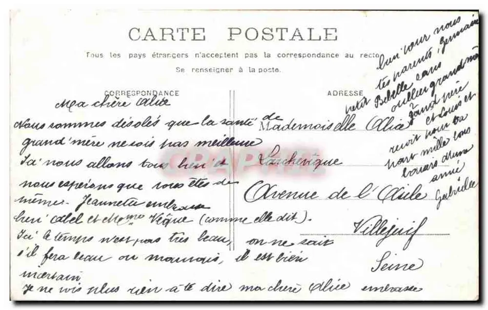 Alsatische Mädchen am Webstuhl — Der elsässische Spinnrad — Verlag: Gabriel - Rückseite