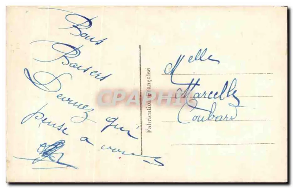Fleurs et sabot de cheval — carte d'Avril avec message de plaisanterie — éditeur REX n°1629 - Rückseite