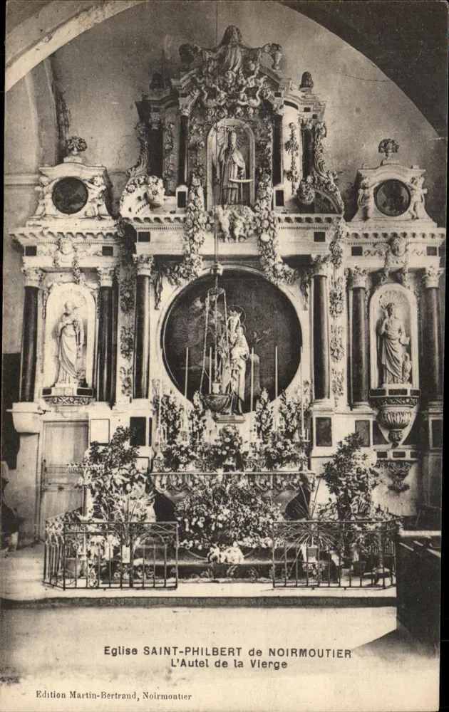 Altar der Jungfrau — Kirche Saint-Philbert von Noirmoutier — Edition Martin-Bertrand, Noirmoutier - Vorderseite