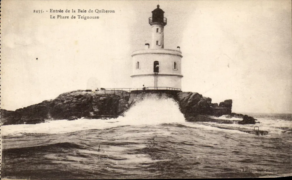Eingang zur Bucht von Quiberon - Der Leuchtturm von Teignouse - Sammlung Laurent Nol, Bauges - Vorderseite