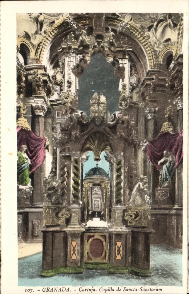 Granada - Cartuja. Kapelle der Sancta-Sanctorum — n° 107 - Vorderseite