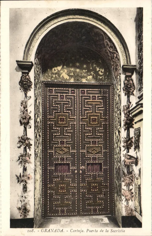 Granada - Cartuja. Puerta de la Sacristía — Verleger I. Rolsin, Nr. 108 - Vorderseite