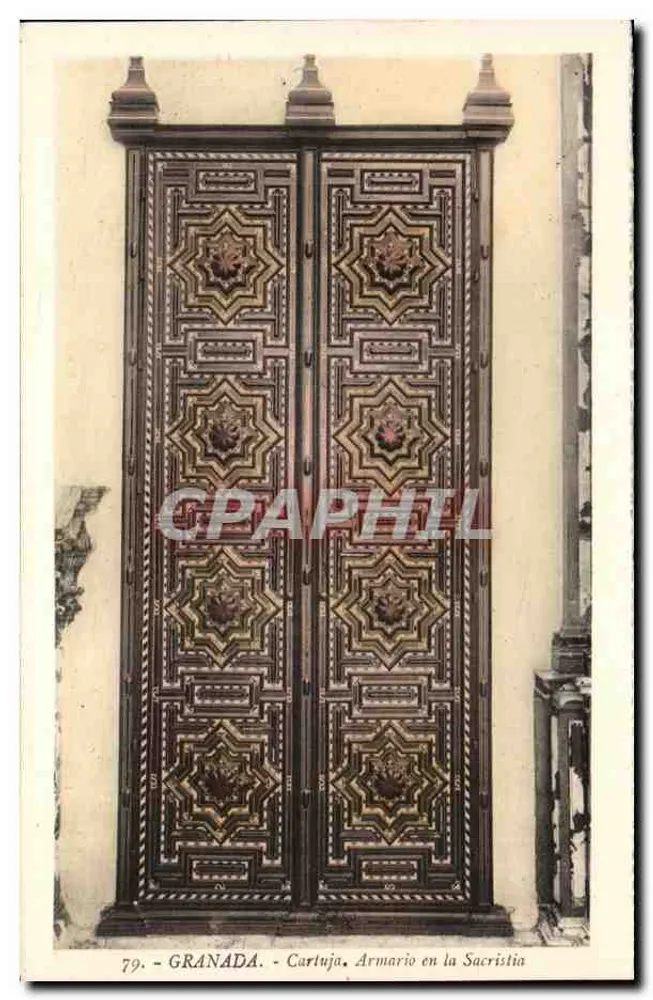 Granada - Cartuja. Schrank in der Sakristei — n°79 - Vorderseite