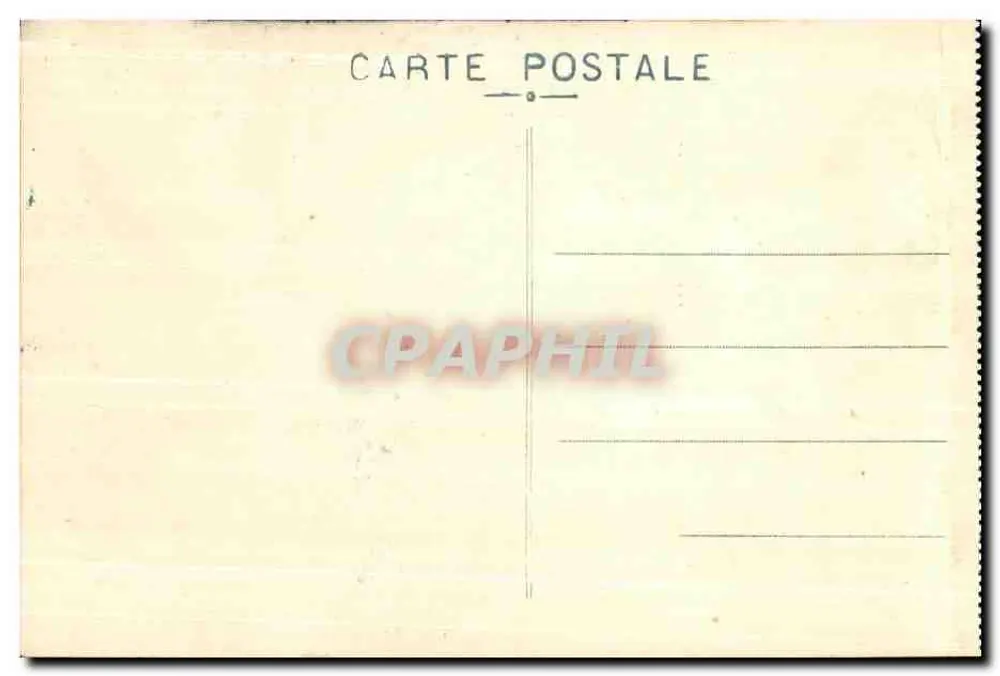 Déols (Indre) — Romanische Turm, mit kegelförmiger Spitze und vier kleinen Glockentürmchen (Historisches Denkmal) — Sammlung G. Châteauroux - Rückseite