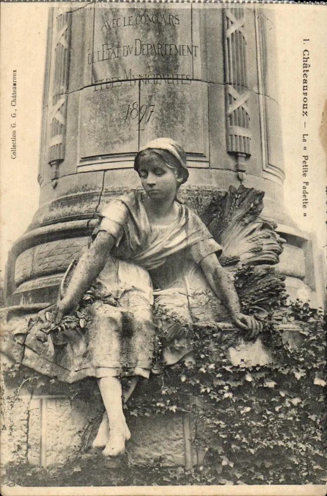 Châteauroux — A «Petite Fadette» — Coleção G. G. Châteauroux - Frente