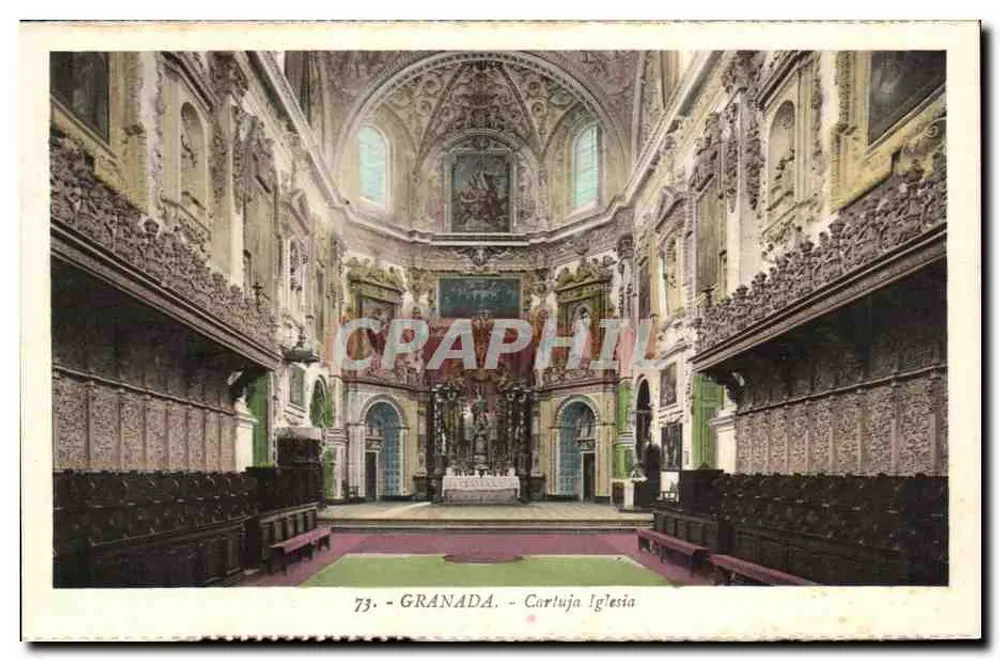Igreja da Cartuja — Granada — série 73 - Frente