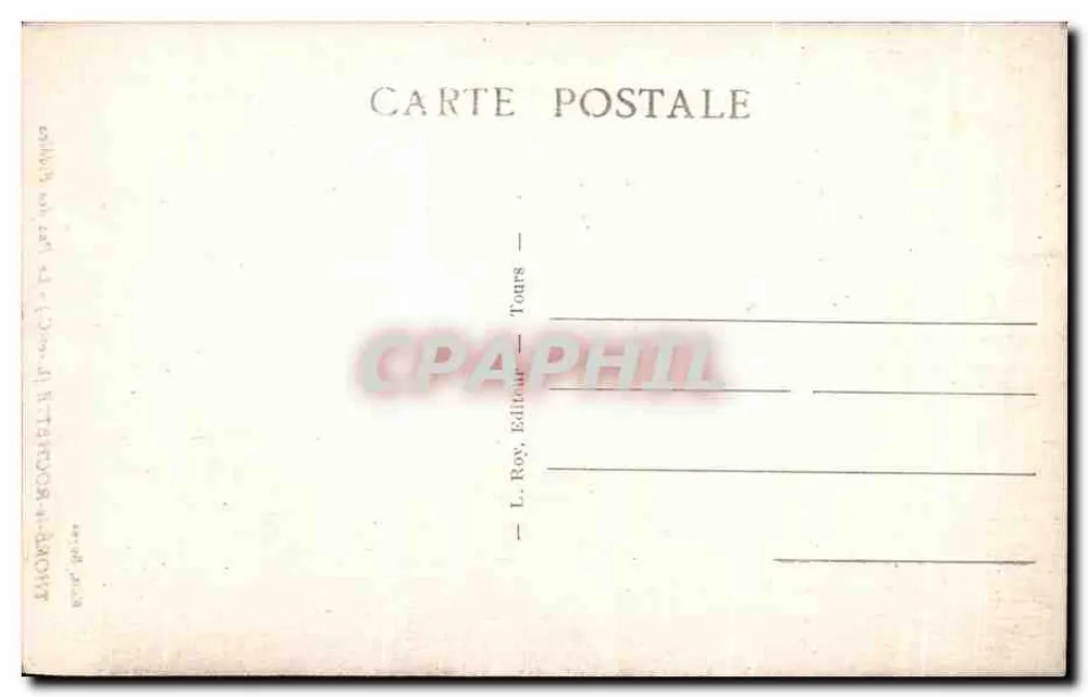 THORÉ-la-ROCHETTE (L.-et-C.) — O Passo dos Féis — Edit. Boyer - Verso