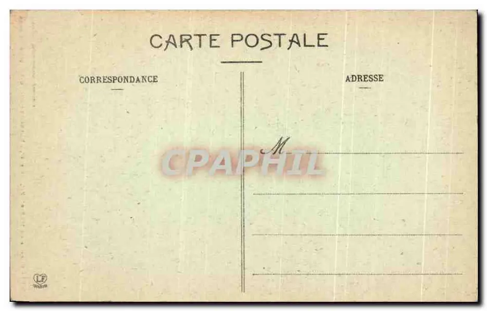 Rocher du Mas-d'Azil (Ariège) — Eingang zur Höhle, Dorfseite — Phototype Laboucse Frères, Toulouse, Nr. 979 - Rückseite