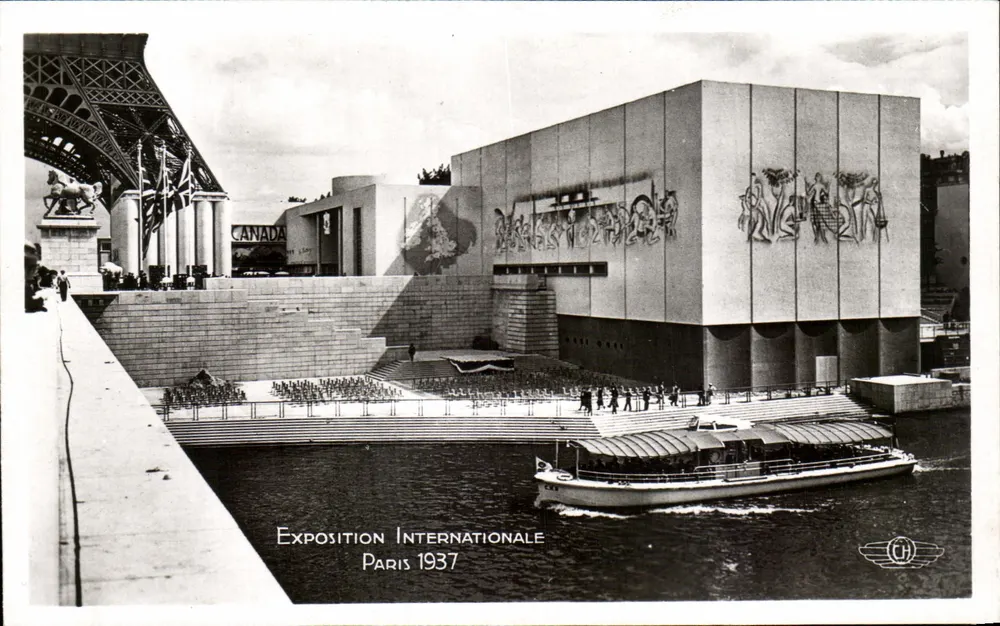 Pabellón de Inglaterra — Exposición Internacional París 1937 — CH - Anverso