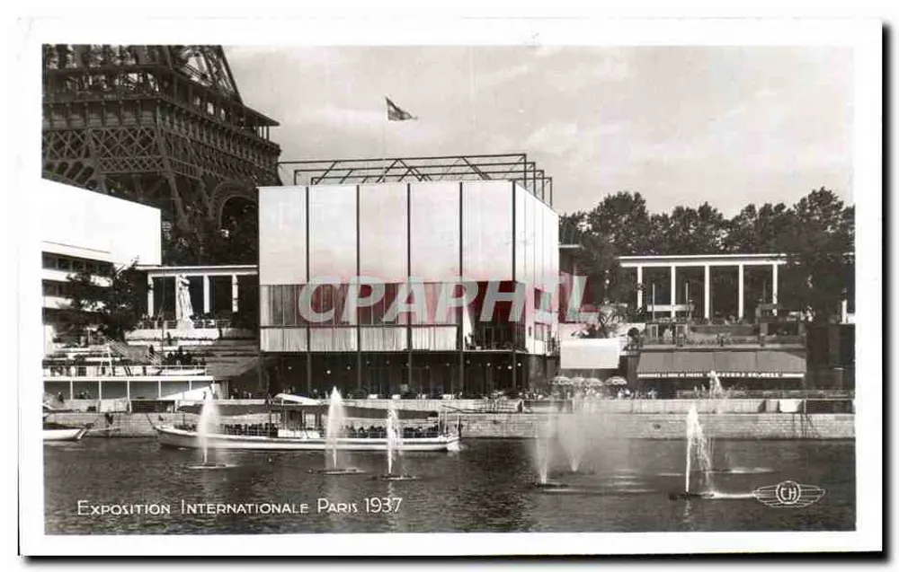 Internationale Ausstellung Paris 1937 — Schwedischer Pavillon — H. Chipa & Cie, Boulogne-sur-Seine - Vorderseite